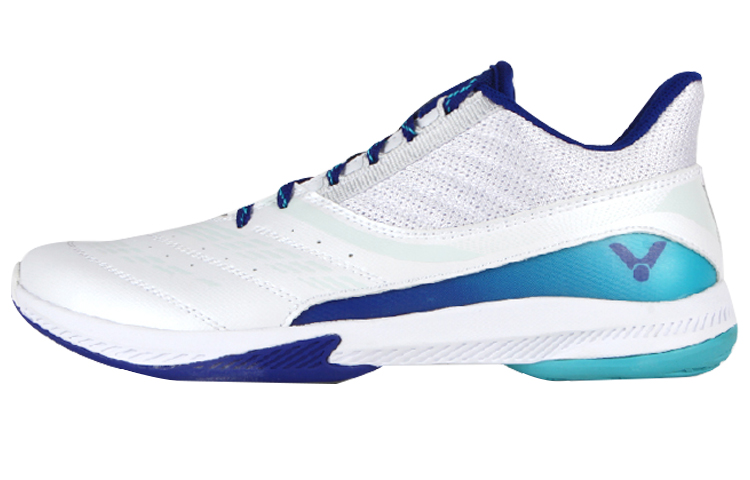 VICTOR S70 Rubber Comfortable Cushioning Slip Resistant Abrasion Resistant Low top Badminton Shoes Unisex Pearl White