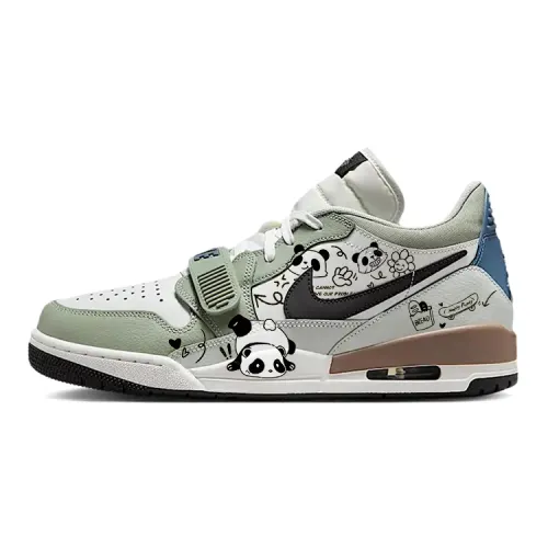 Jordan Legacy 312 Vintage Basketball Shoes Men's Low Top Green/White