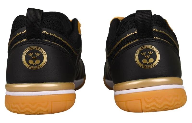 Stiga Cushioning, Wear Resistant Low top Training Shoes Unisex Black Brown
