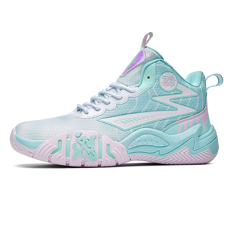 GQWE Cushioning Slip Resistant Abrasion Resistant Rebound Mid top Basketball Shoes Unisex