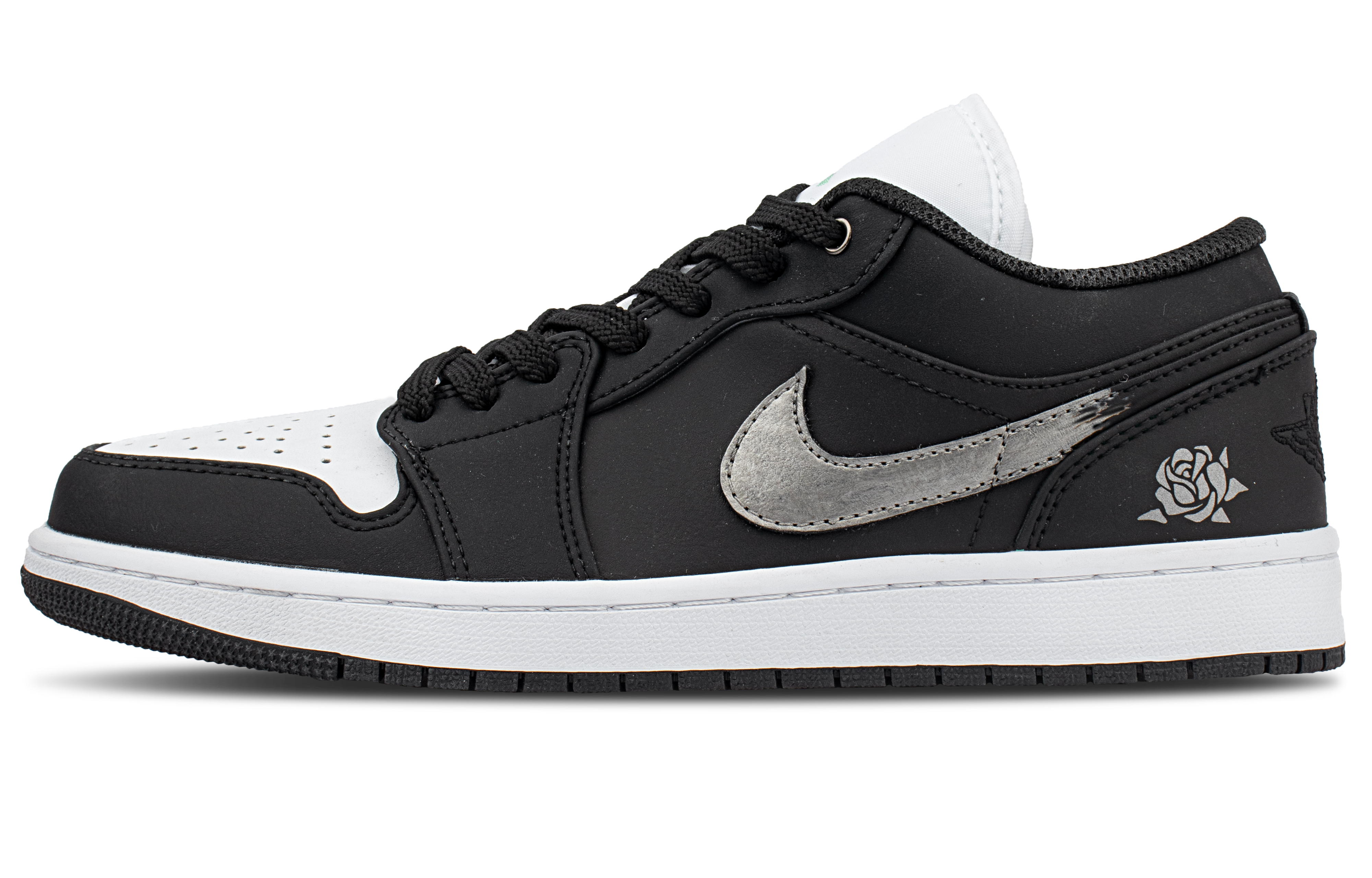 Jordan Air Jordan 1 Low top Vintage Basketball Shoes Unisex Black