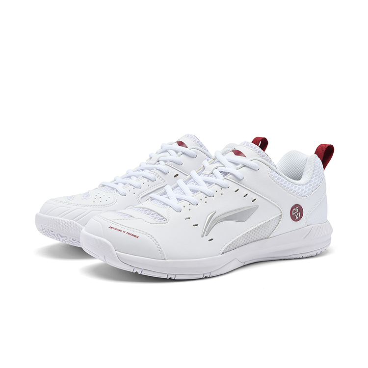 Li Ning Rocket Shoe 2.0 Low top Badminton Shoes Unisex White Red