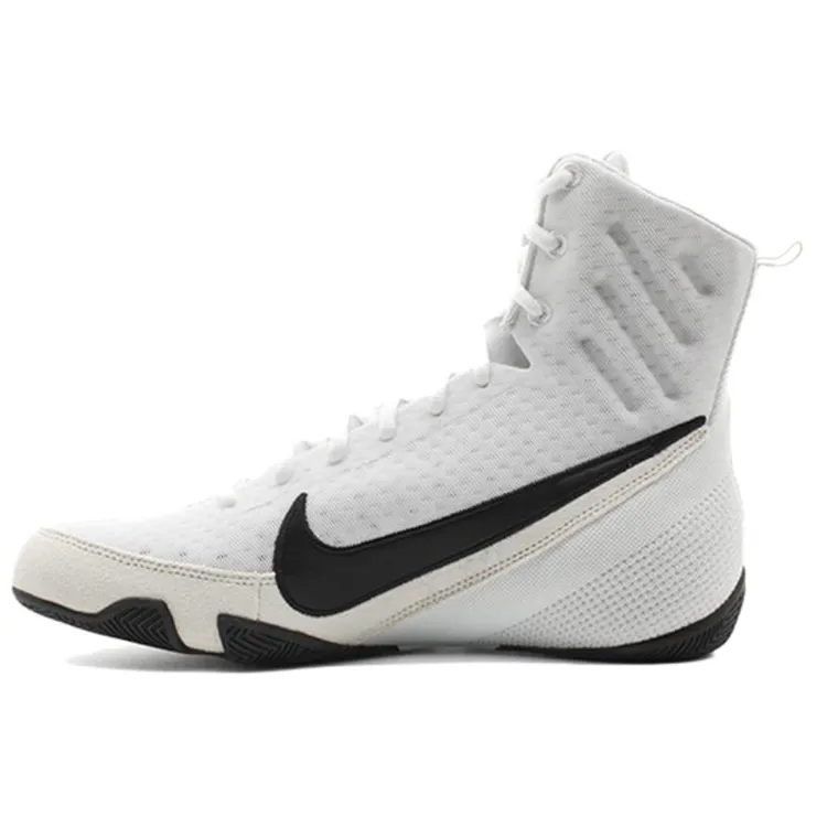 Nike MACHOMAI 3 Abrasion Resistant Breathable Abrasion Resistant Breathable High top Training Shoes Men's White Black