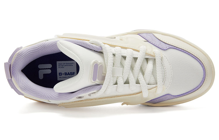 FILA FUSION Lifestyle Basketball Heritage Sneakers ‘White Purple’ Women’s