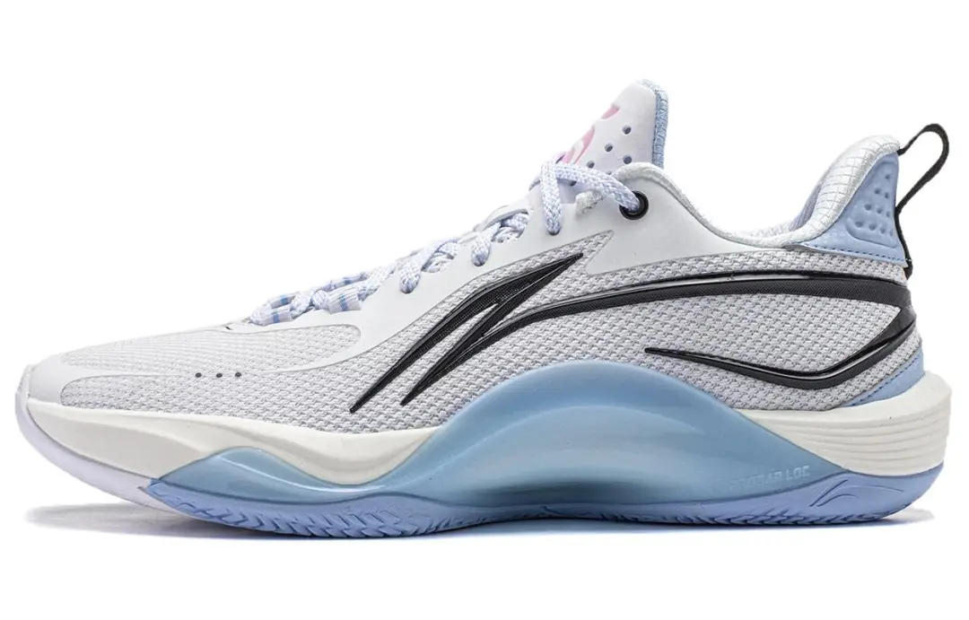 Li Ning Sparkling Ice Comfortable Textile, Synthetic Leather Cushioning, Wear Resistant Low top Basketball Shoes Men's