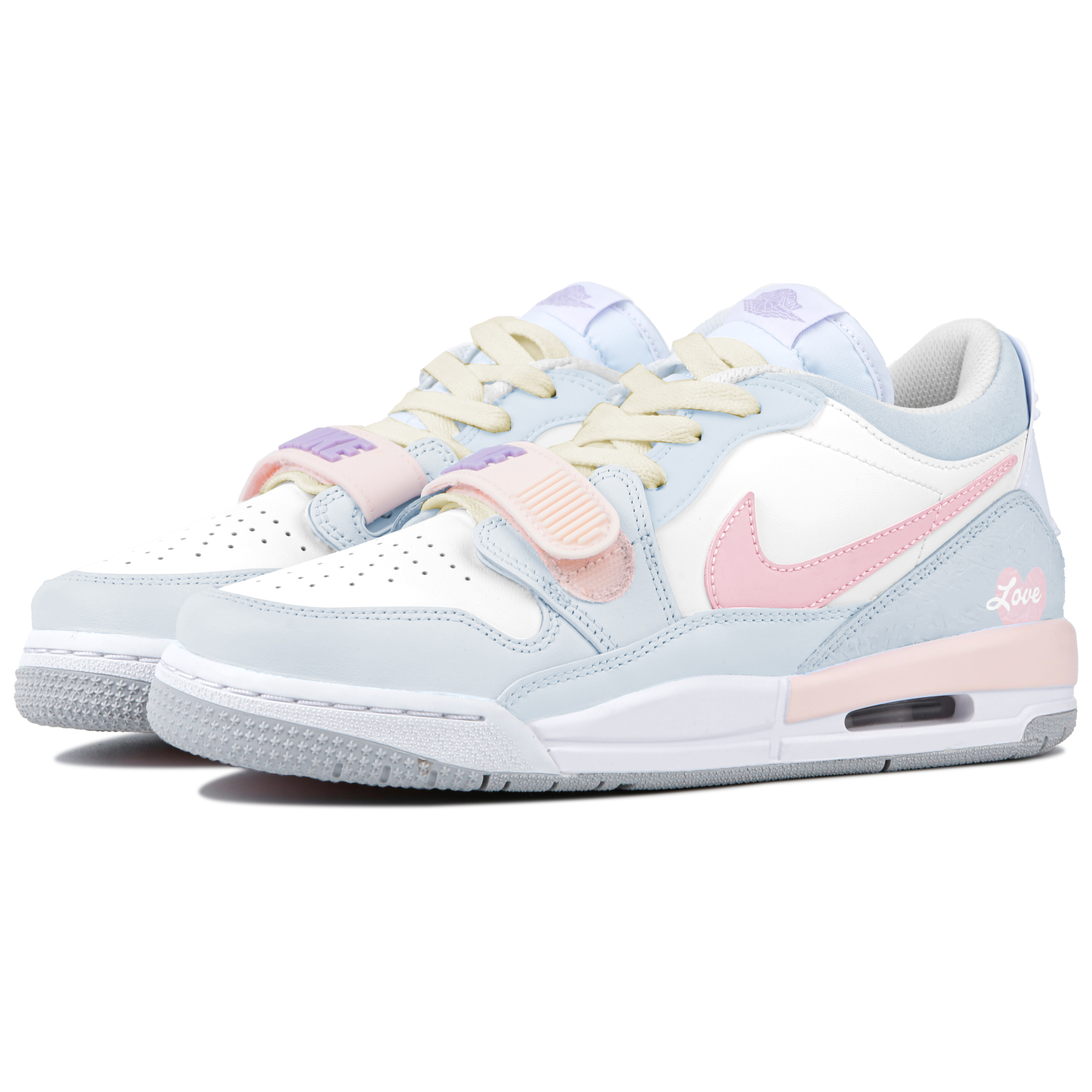 Jordan Legacy 312 Abrasion Resistant Abrasion Resistant Low top Vintage Basketball Shoes Unisex Cerulean