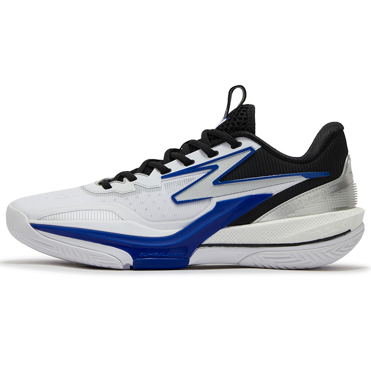 361° BIG3 6.0 Slip Resistant And Abrasion Resistant Coverage Low top Basketball Shoes Men’s White Numbers Blue