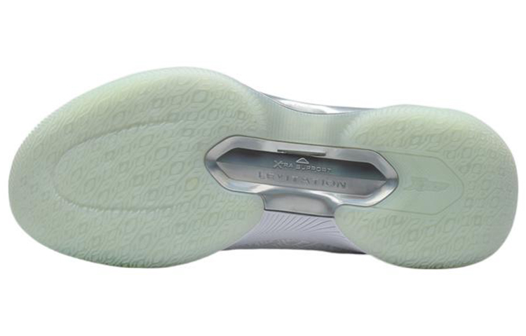 XTEP Levitation 6 Fashion Textile, Synthetic Leather Cushioning Slip Resistant Abrasion Resistant Coverage Mid top