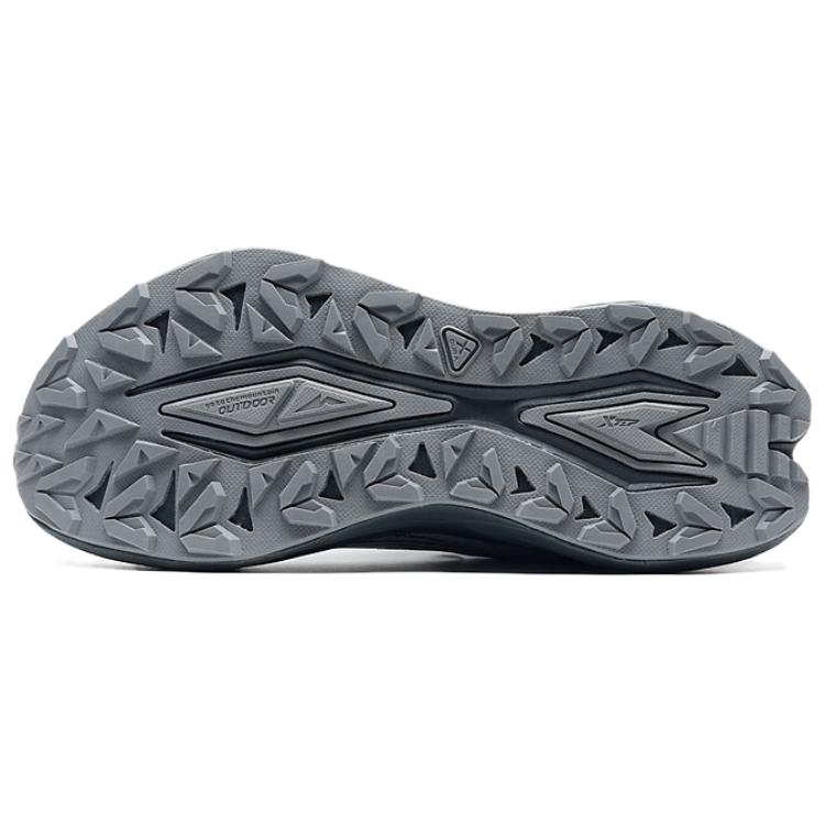 XTEP Abrasion Resistant Coverage Lightweight Low top Hiking Shoes Men’s Gray