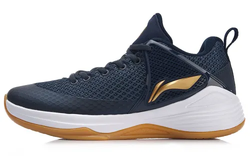 Li Ning Dark Shadow Textile, Synthetic Leather, TPU Cushioning Slip Resistant Abrasion Resistant Coverage Support
