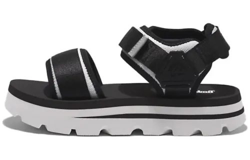 Timberland Euro Swift Beach Sandals Women's Black White