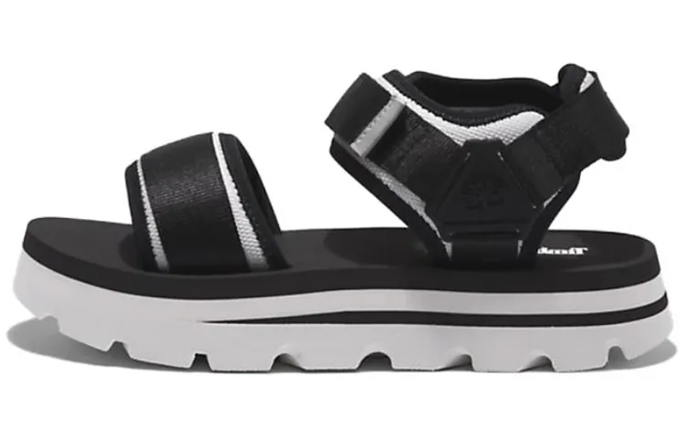 Timberland Euro Swift Beach Sandals Women's Black White