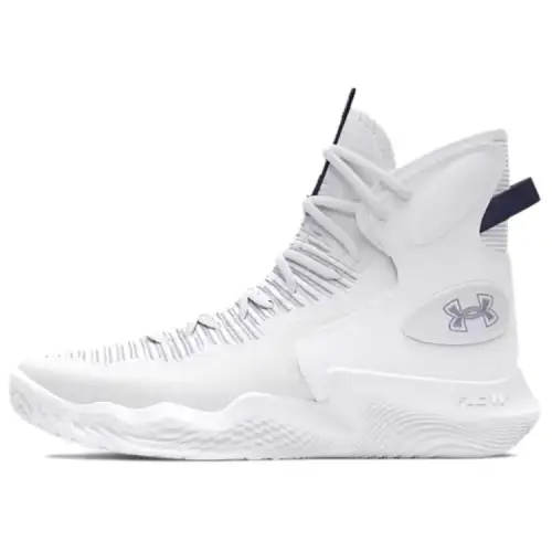 Under Armour Slip Resistant Abrasion Resistant Slip Resistant Abrasion Resistant High top Training Shoes Women's White