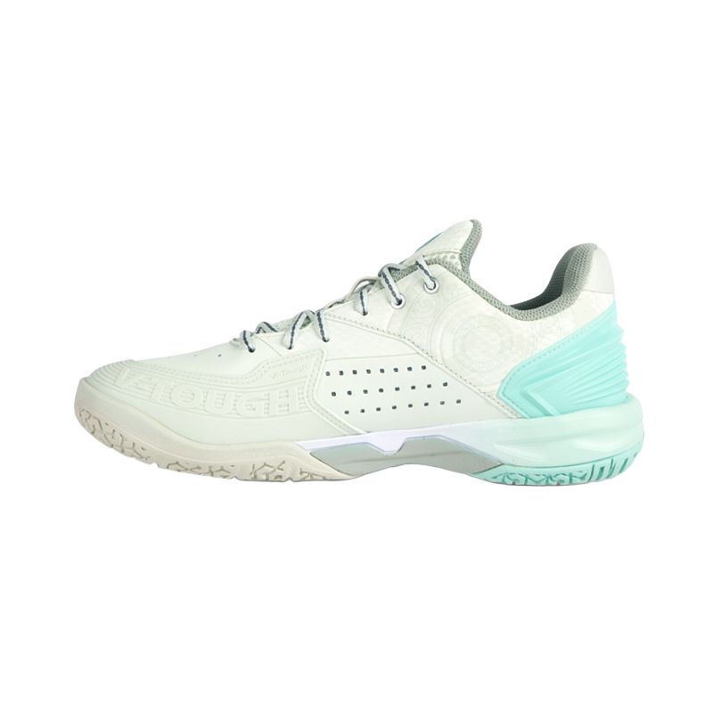 VICTOR Career Success Cushioning, Wear Resistant Low top Badminton Shoes Unisex Beige Blue