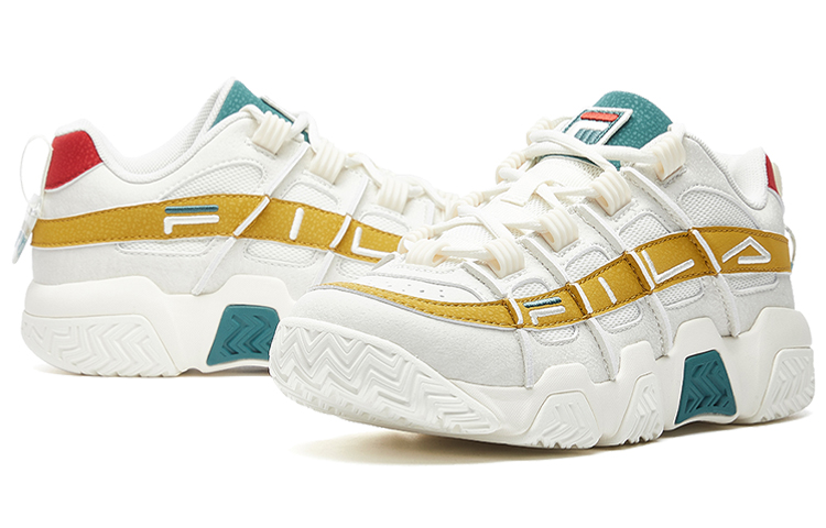 FILA Barricade Vntg Gs White/Yellow/Green Women’s
