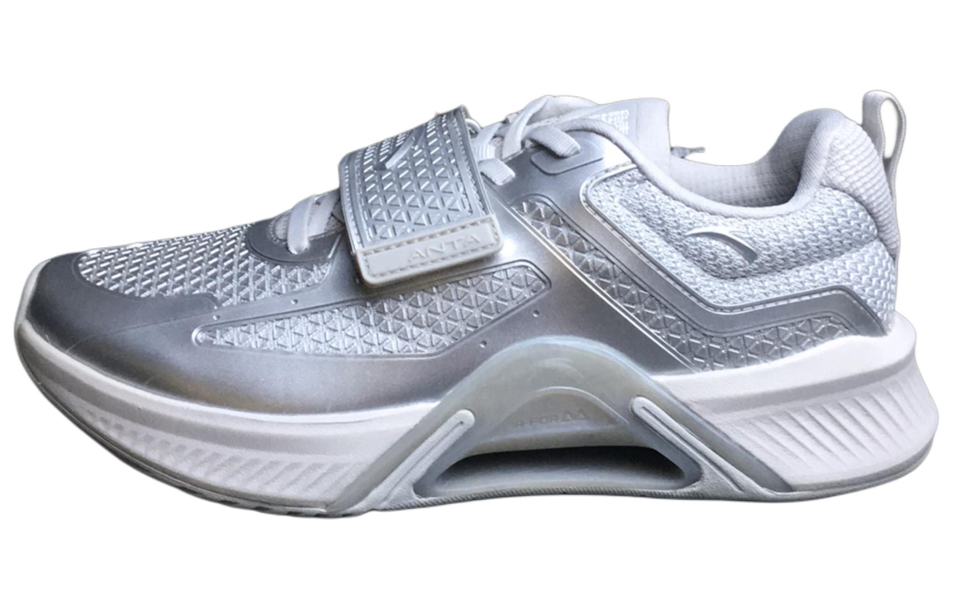 Anta Cushioning, Wear Resistant Low top Training Shoes Men’s Silver