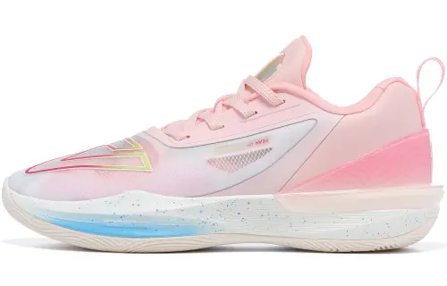 PEAK Taichi Triangle 3.0 Low top Basketball Shoes Men's Cherry Blossom Color