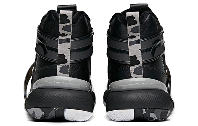 Anta Crazy 4 Synthetic Leather Cushioning Slip Resistant Abrasion Resistant Coverage Thermal High top Basketball Shoes