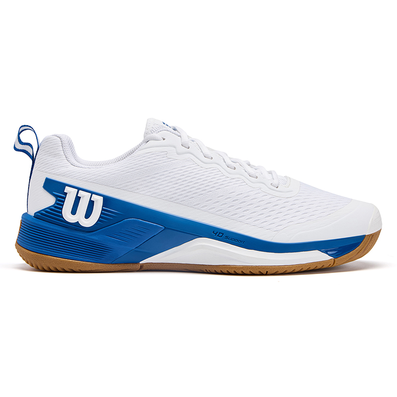 Wilson RUSH PRO 4.5 Comfortable Round Toe Low top Tennis Shoes Men’s White Blue