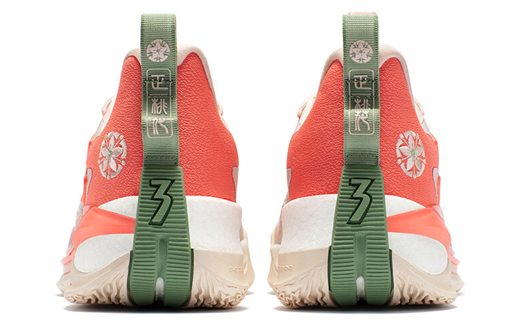 361° Big3 3.0 Pro Cushioning, Wear Resistant Low top Basketball Shoes Men's Light Peach Pink