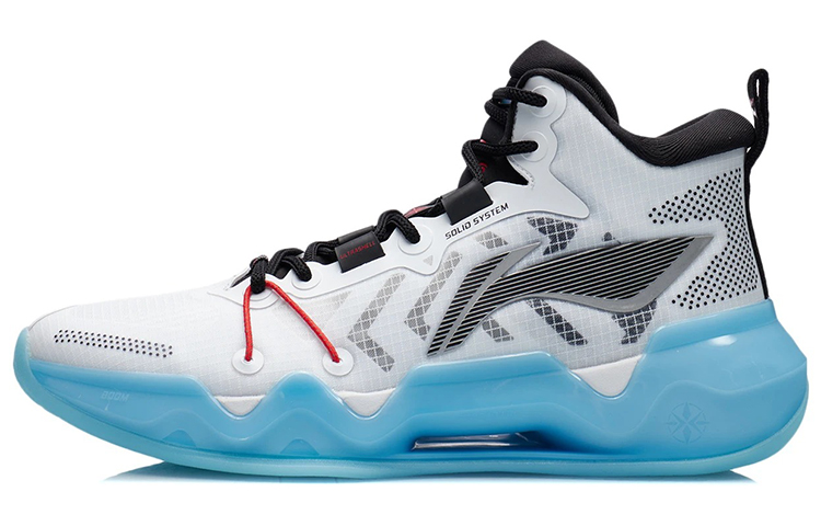 Li Ning Liren 2 Textile, Synthetic Leather, TPU Cushioning Slip Resistant Abrasion Resistant Coverage Support Mid top
