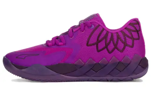 PUMA Puma MB.01 Lo Disco LaMelo Ball generation fashionable and comfortable non-slip wear-resistant low-top basketball shoes men and women same style purple