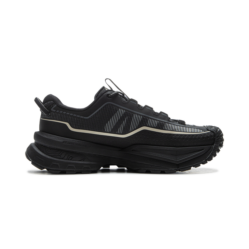 Li Ning Outdoor CF Tracing, Xingchuan TPU Low top Hiking Shoes Unisex Black