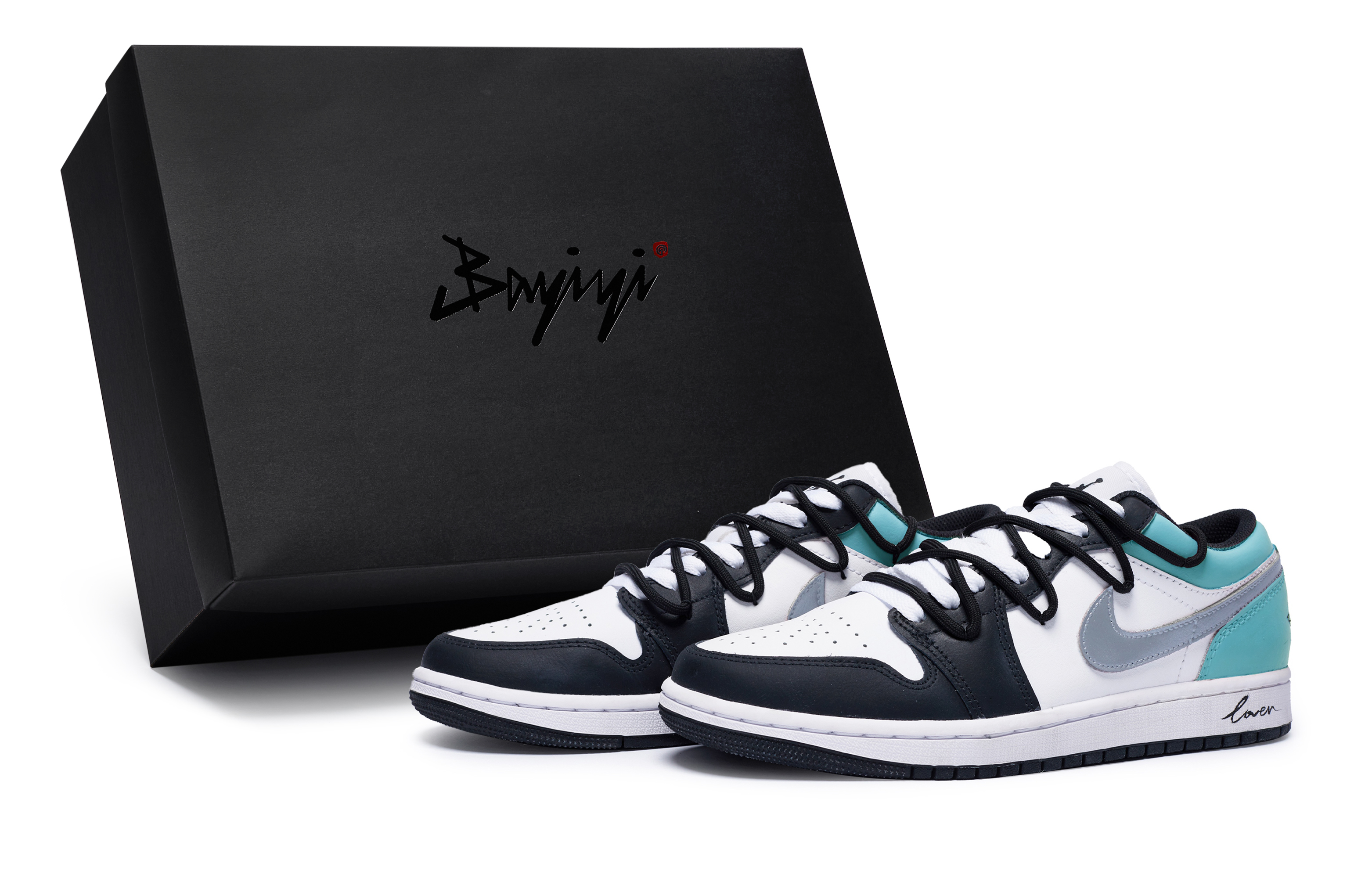 Jordan Air Jordan 1 811 Manufacturing, Blue Memories, Special Shoe Box Summer Slip Resistant Abrasion Resistant