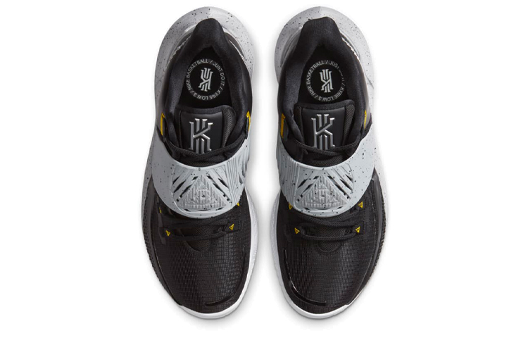 Кроссовки Nike Kyrie Low 3 (черно-серые) — Чёрный / серый — фото 4