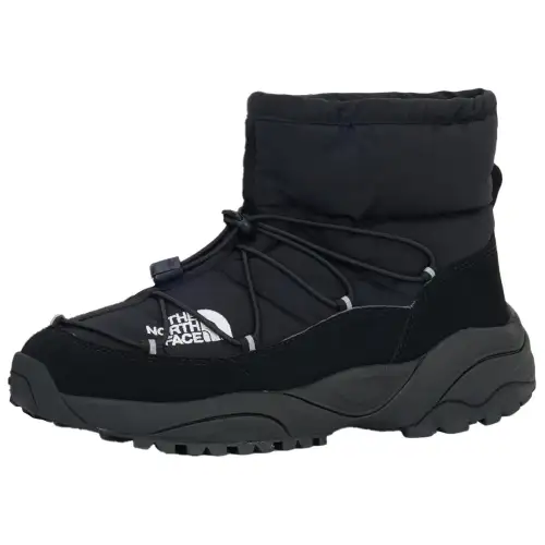 THE NORTH FACE BOREALIS Abrasion Resistant Cushioning Short Snow Boots Unisex Black