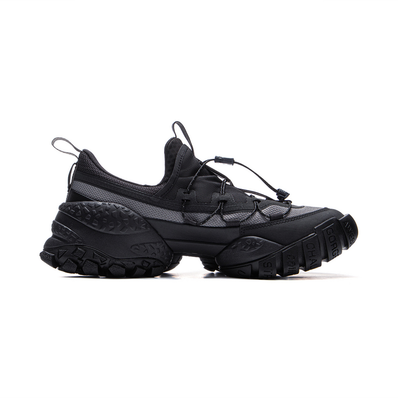 Li Ning Outdoor CF Tracing, Forest Environment Low top Hiking Shoes Unisex Black Gray