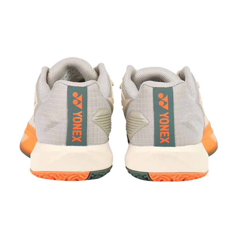 YONEX Textile, Synthetic Leather Slip Resistant Abrasion Resistant Low top Tennis Shoes Unisex Sandy Brown