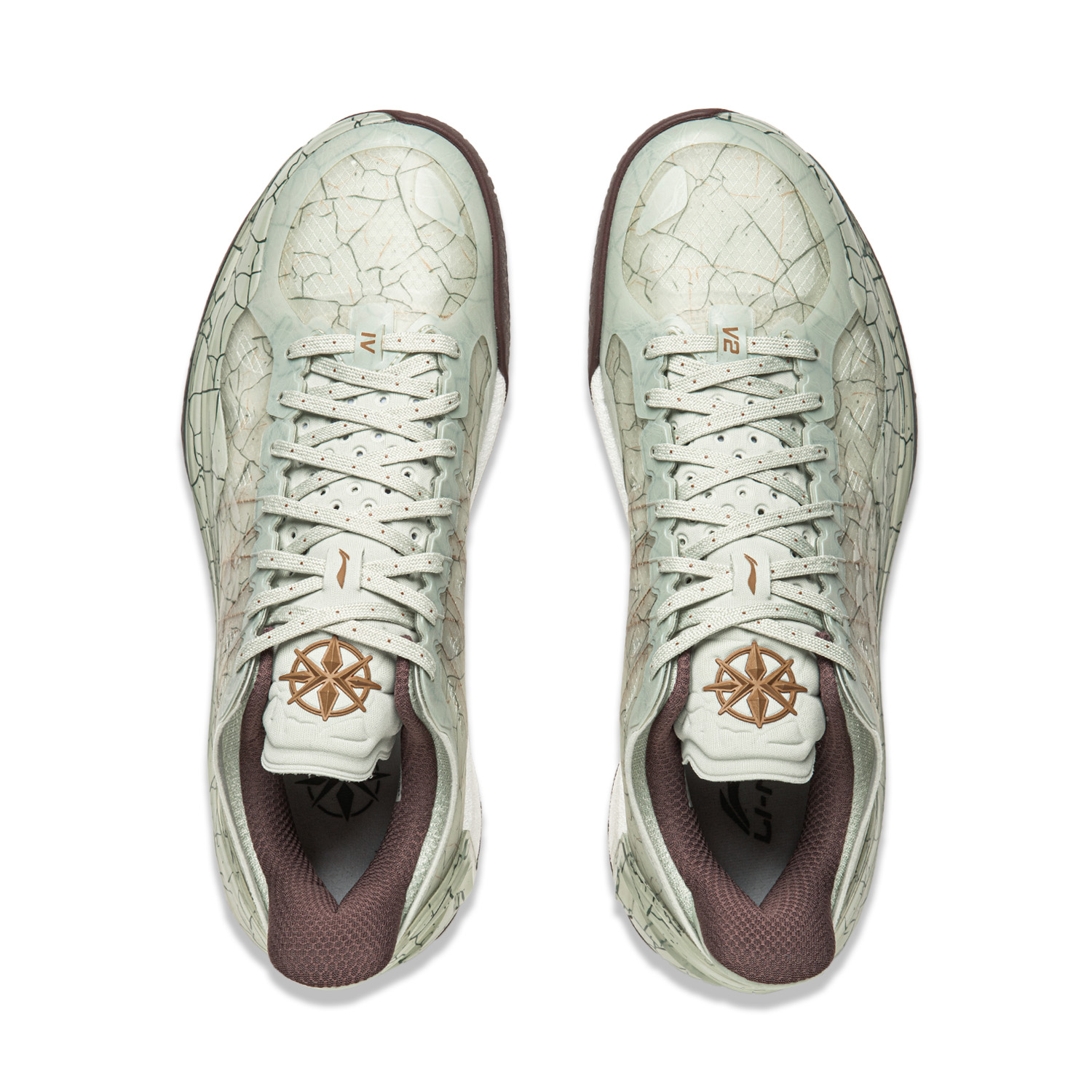 Li Ning Liren 4 V2 Basketball Shoes Men’s Low Top Jade Cream Green