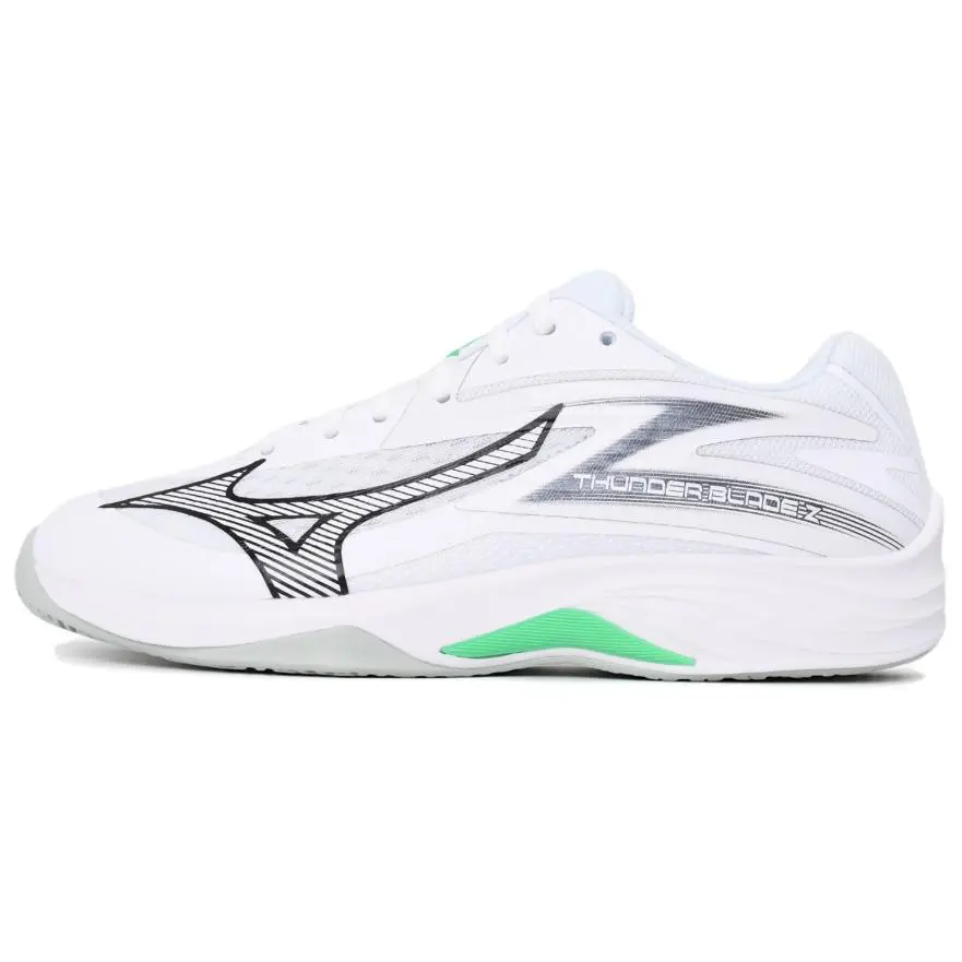 Mizuno THUNDER BLADE Z Cushioning Abrasion Resistant Cushioning, Wear Resistant Volleyball Shoes Unisex White Black