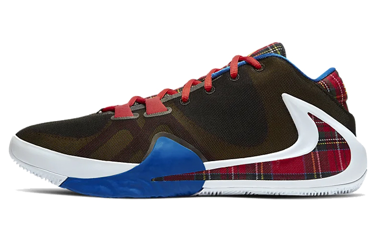 Nike Zoom Freak 1 \"Employee of the Month\" Antetokounmpo 2020 All-Star Fashionable and versatile Shock Absorbing and Wear-resistant Low-top Practical basketball shoes Men and women Same as Black and Red and White Foreign version