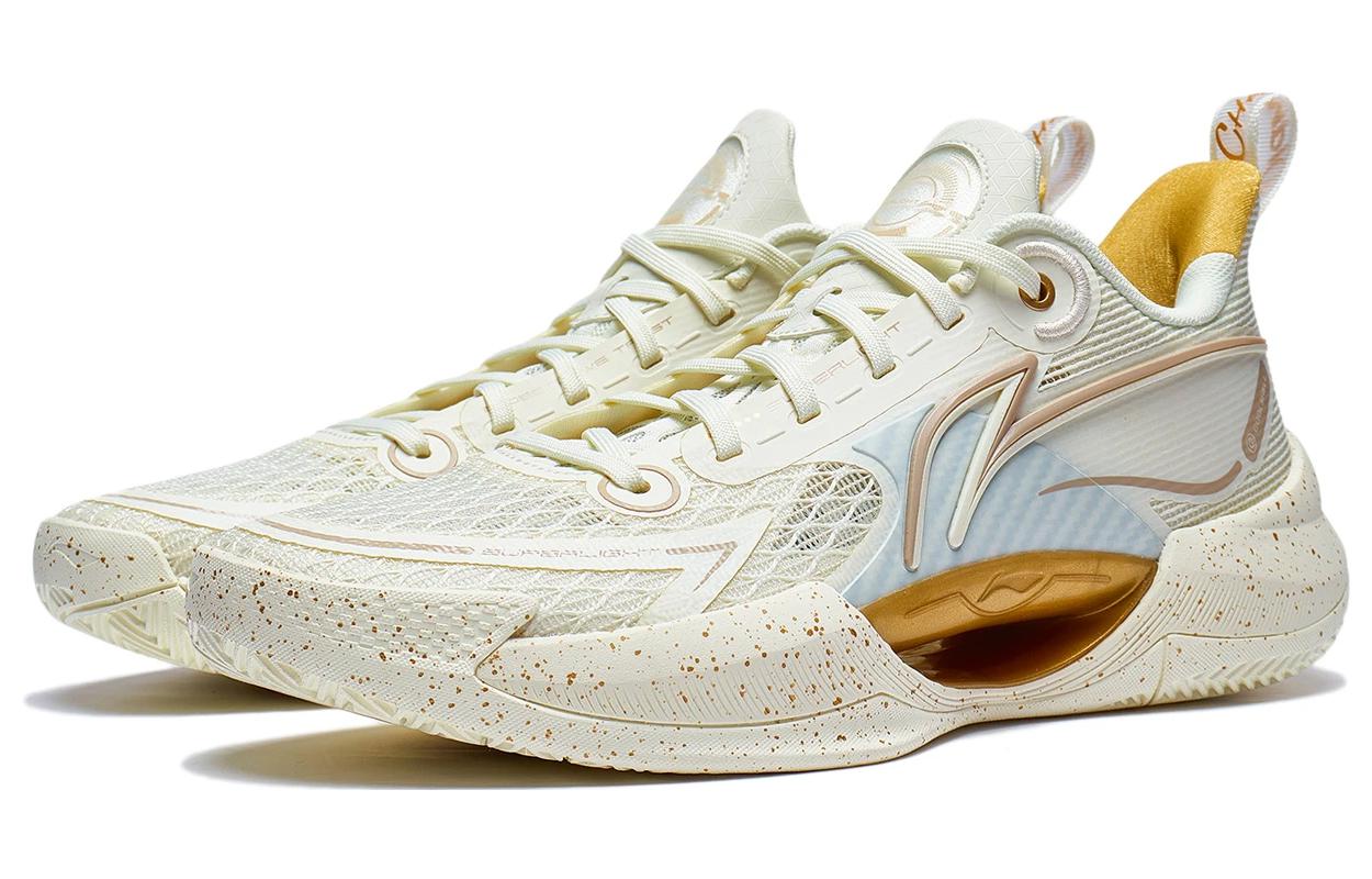 Li Ning Super Light V2 Cushioning Slip Resistant Abrasion Resistant Breathable Support Lightweight Rebound Low top