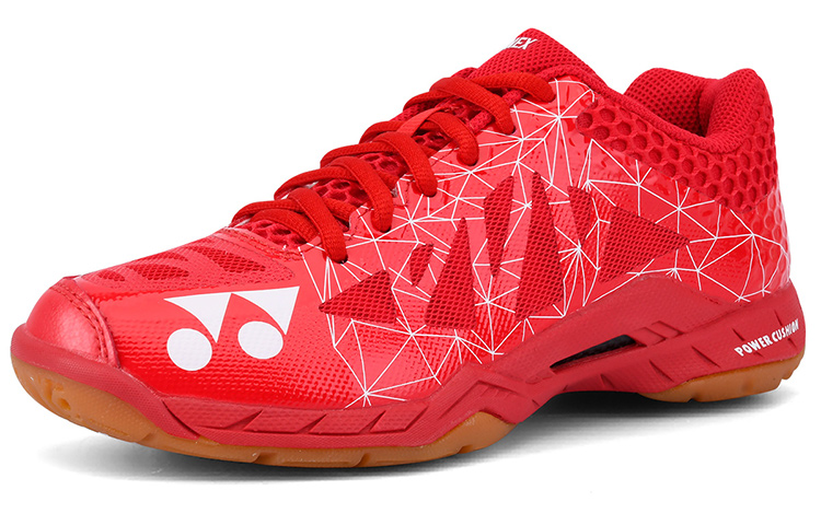 YONEX Slip Resistant Abrasion Resistant Slip Resistant Abrasion Resistant Low top Badminton Shoes Unisex Red