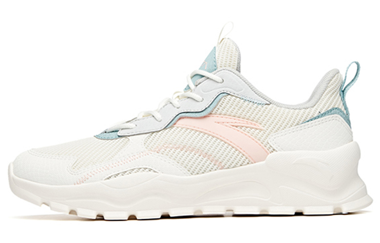 ANTA Variety Training Collection Training Shoes Women’s Low Top Ivory White/Crab Shell Green