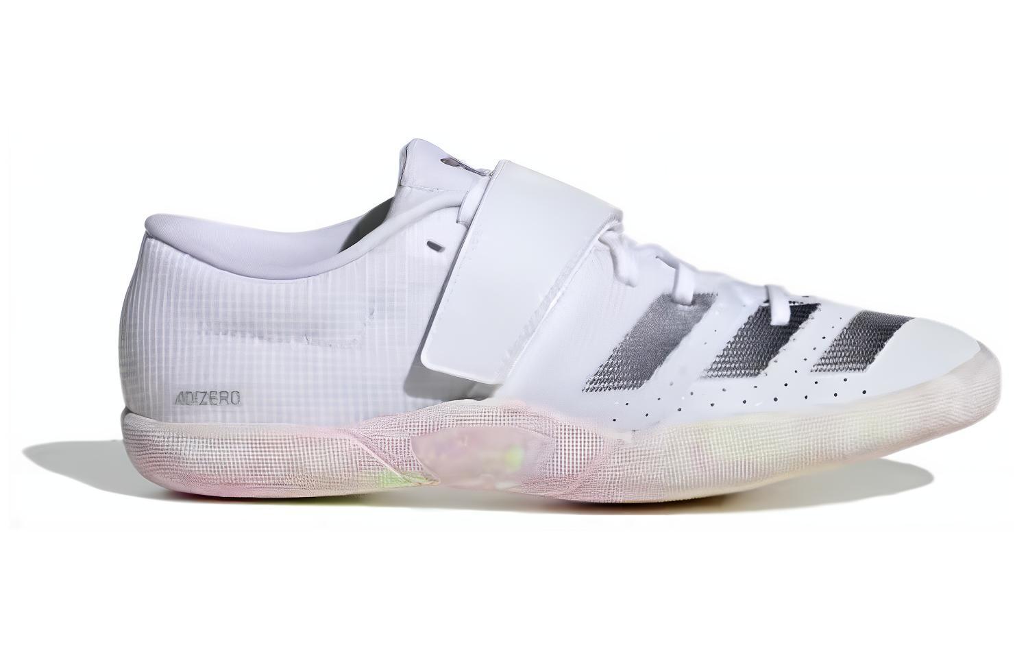 Adidas Adizero Cushioning Slip Resistant Low top Training Shoes Unisex White Gray