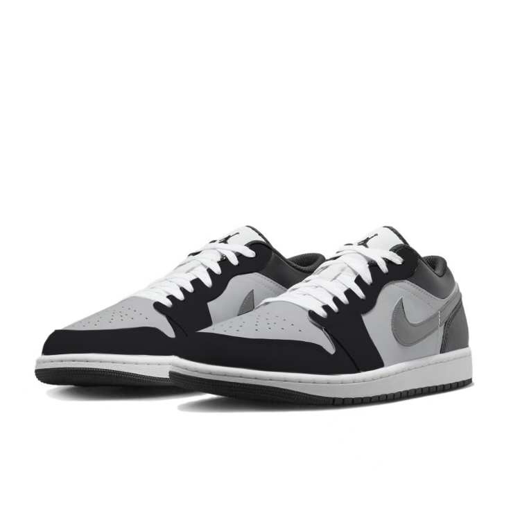 Jordan Air Jordan 1 Cushioning Slip Resistant Low top Vintage Basketball Shoes Men’s Black White