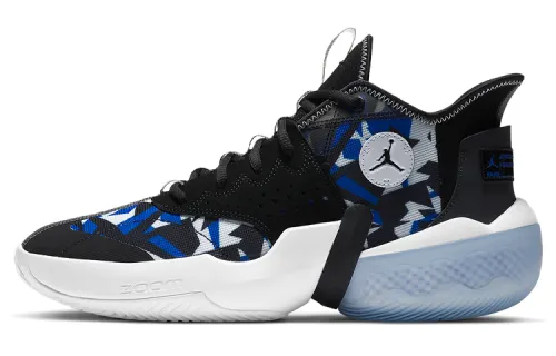 Air Jordan React Elevation Pf 'Fractal Pattern Black Racer Blue'