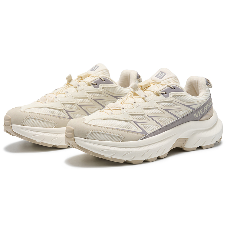MERRELL FREE STRIDE LITE Abrasion Resistant Low top Hiking Shoes Unisex Beige Gray