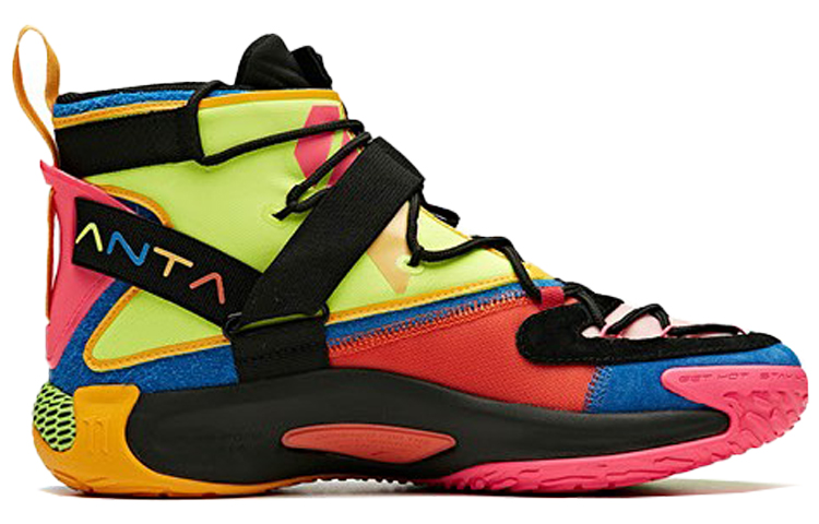 Anta KT5 Disruptive ‘Jigsaw Puzzle’ High top Basketball Shoes Men’s Multicolor