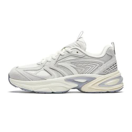 Anta Millennium Glacier Vintage Textile, Synthetic Leather Breathable Height Increasing Low top Chunky Sneakers Men's