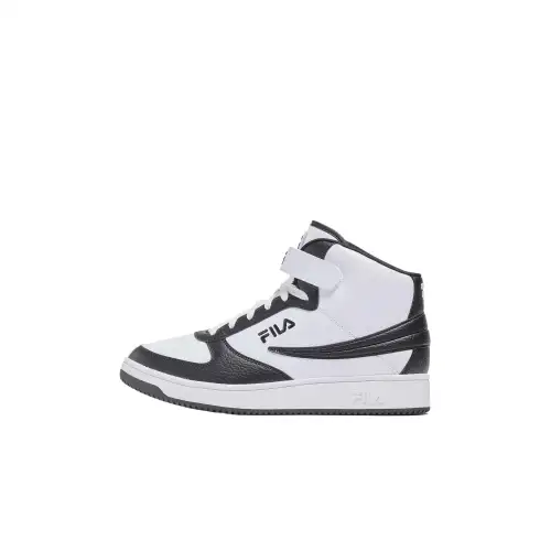FILA A HIGH top Basketball Shoes Men's Black White