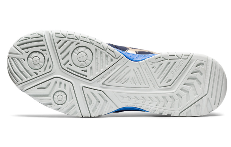 Asics Gel Challenger 12 Cushioning Low top Tennis Shoes Men's Blue Gold