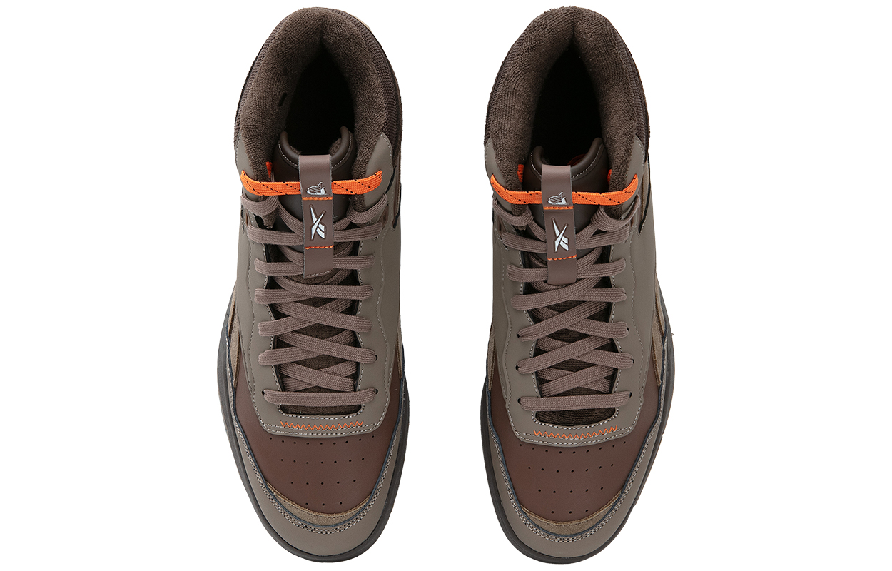 Nautica x Reebok BB4000 II MID Sports Mid top Vintage Basketball Shoes Unisex Brown