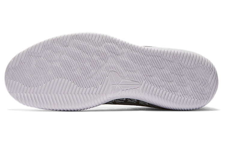 Мужские кроссовки Nike Mamba Rage Anthracite (черно-белые) — Чёрныйбелый — фото 6