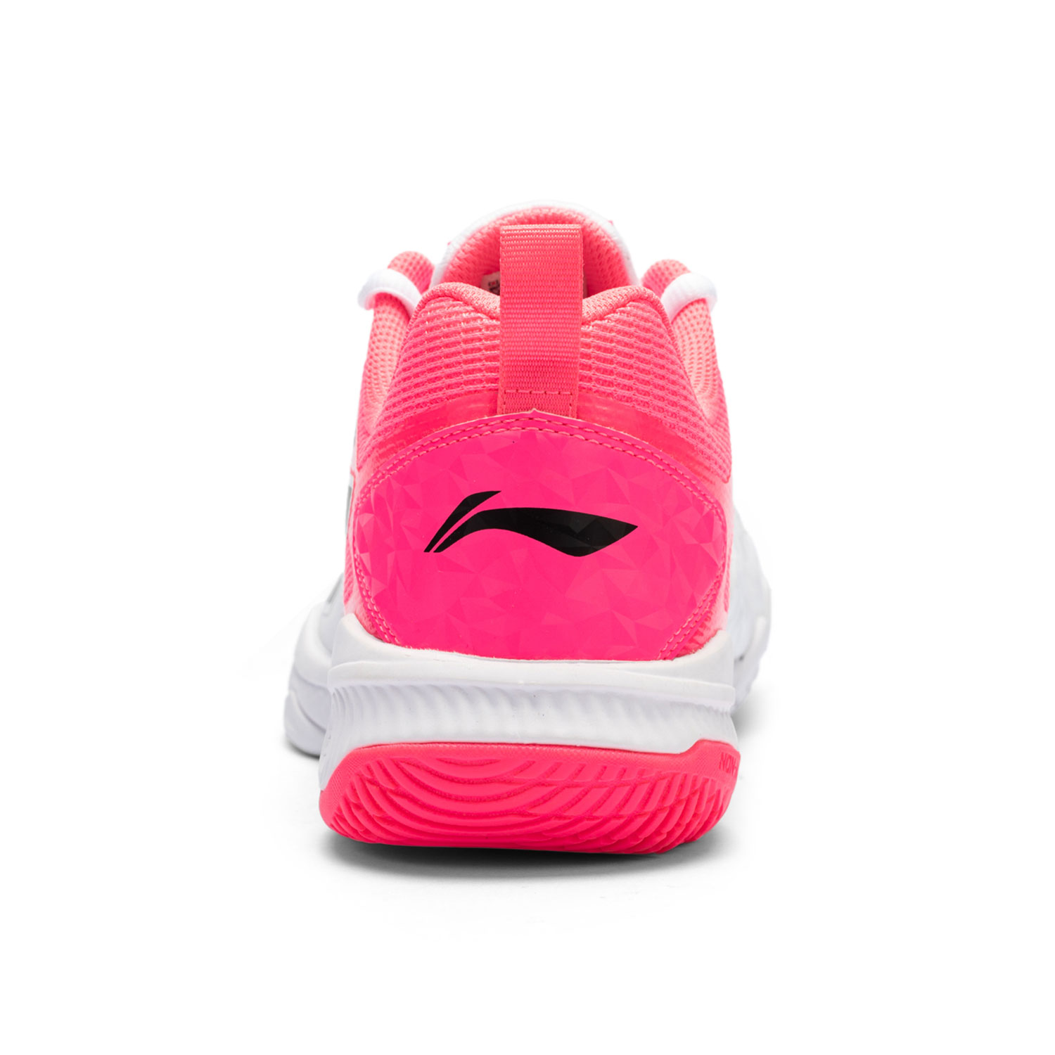 Li Ning Cushioning Rebound Low top Badminton Shoes Unisex White Pink