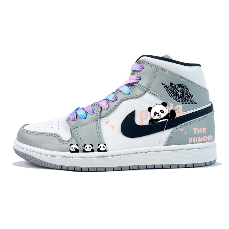 Jordan Air Jordan 1 Cushioning Slip Resistant Abrasion Resistant High top Vintage Basketball Shoes Men’s
